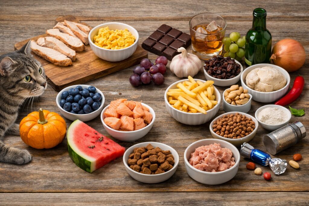 Are Human Foods Safe as Cat Treats - What You Can and Can’t Share