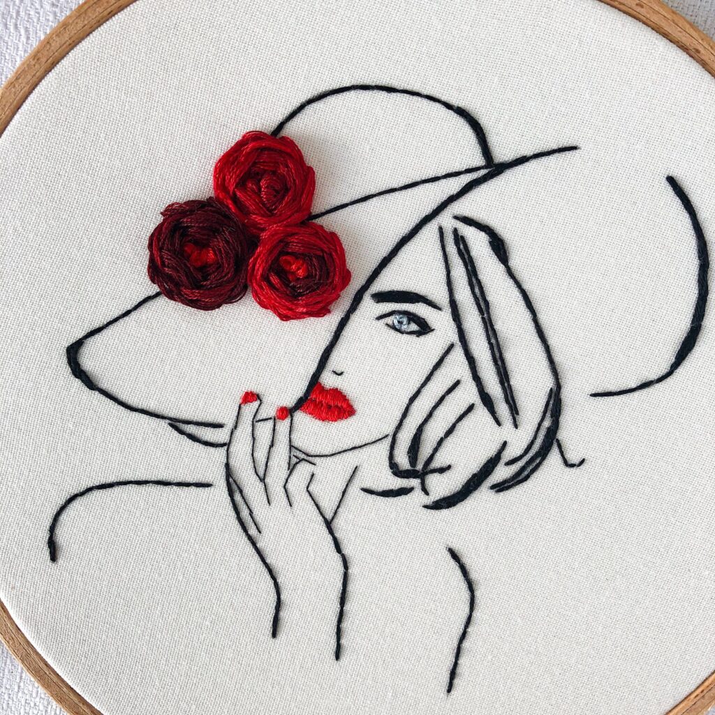 convert photo to embroidery pattern