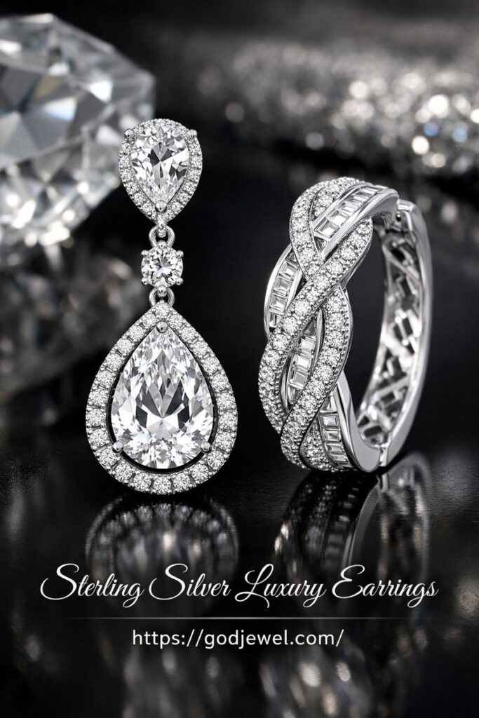 Sterling Silver Luxury Earrings: Where Craft Meets Everyday Elegance