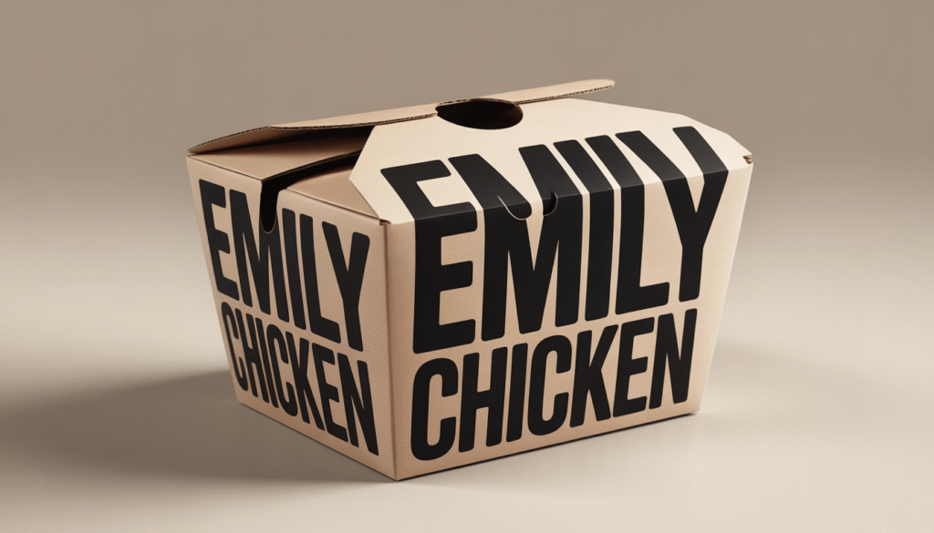 Custom Emily Chicken 3 Boxes