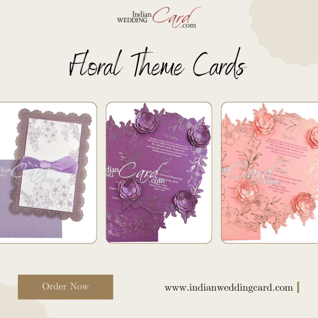 Why Floral Theme Cards Are Perfect for Weddings and Celebrations
