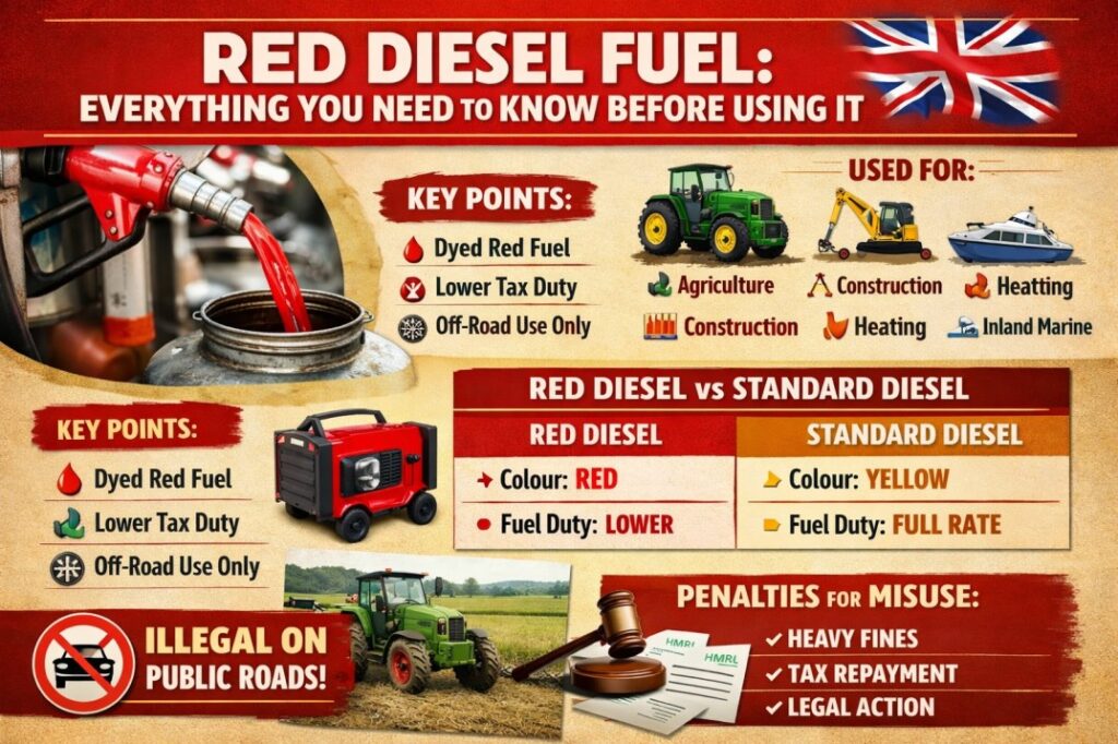 Red Diesel Fuel