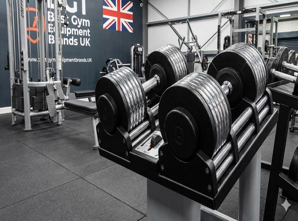 UK Commercial Adjustable Dumbbells Heavy-Duty Gym Weights for Professional Use