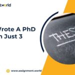 How I Wrote A Phd Thesis In Just 3 Months