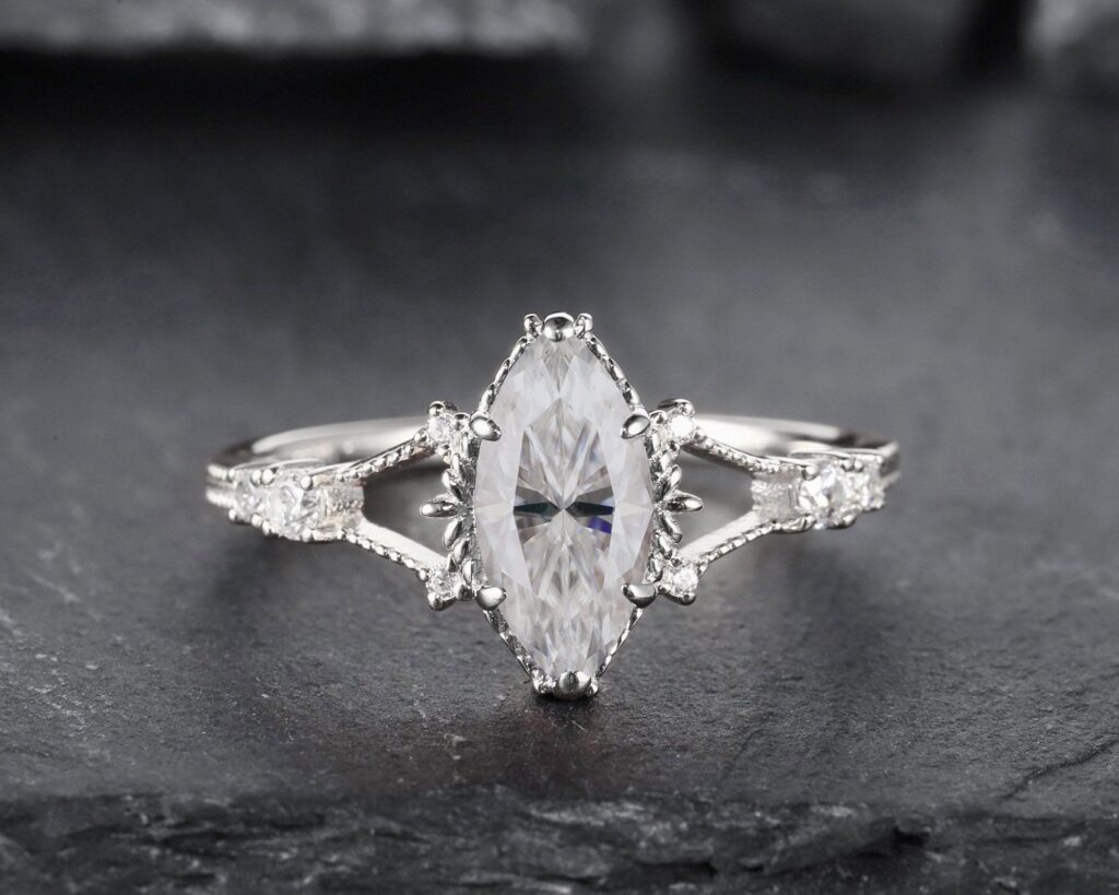 marquise-cut-engagement-ring