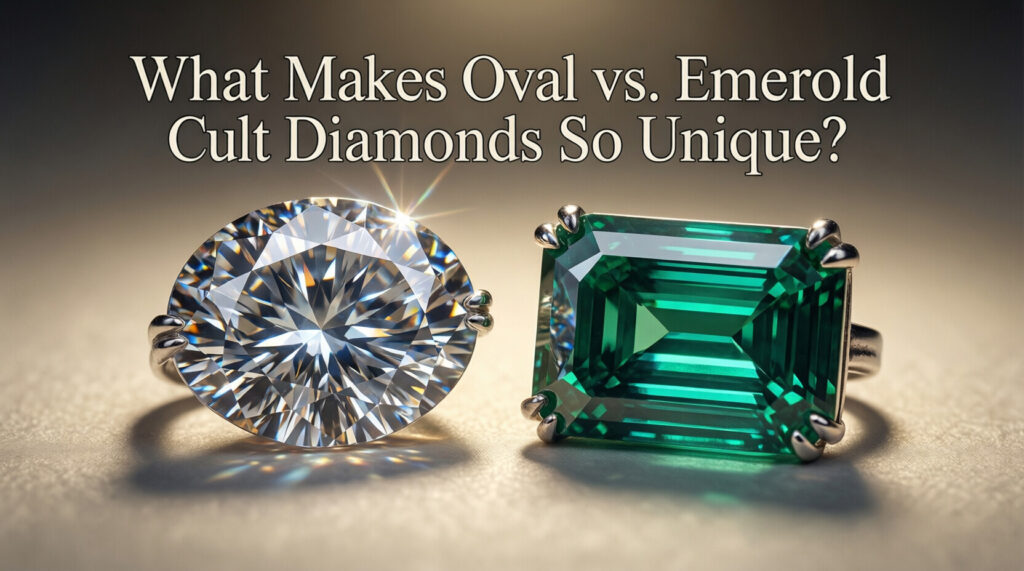 What Makes Oval vs. Emerald Cut Diamonds So Unique