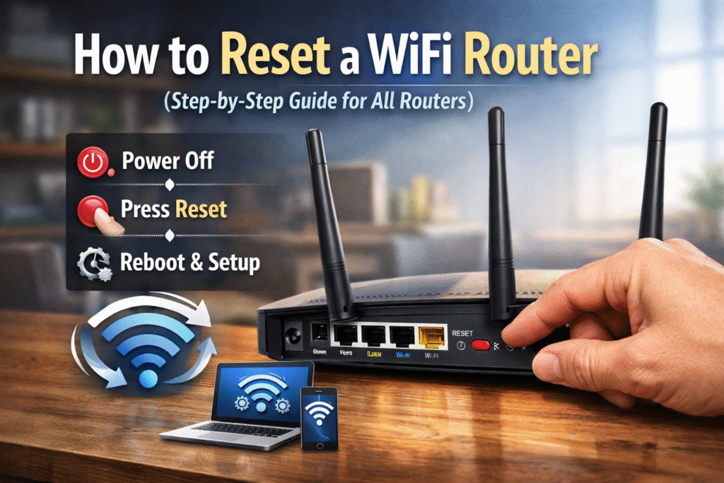 How to Reset a WiFi Router (Step-by-Step Guide for All Routers)