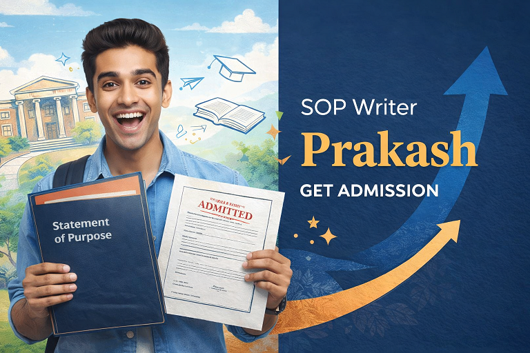 SOP writer Prakash - Study Abroad Consulting