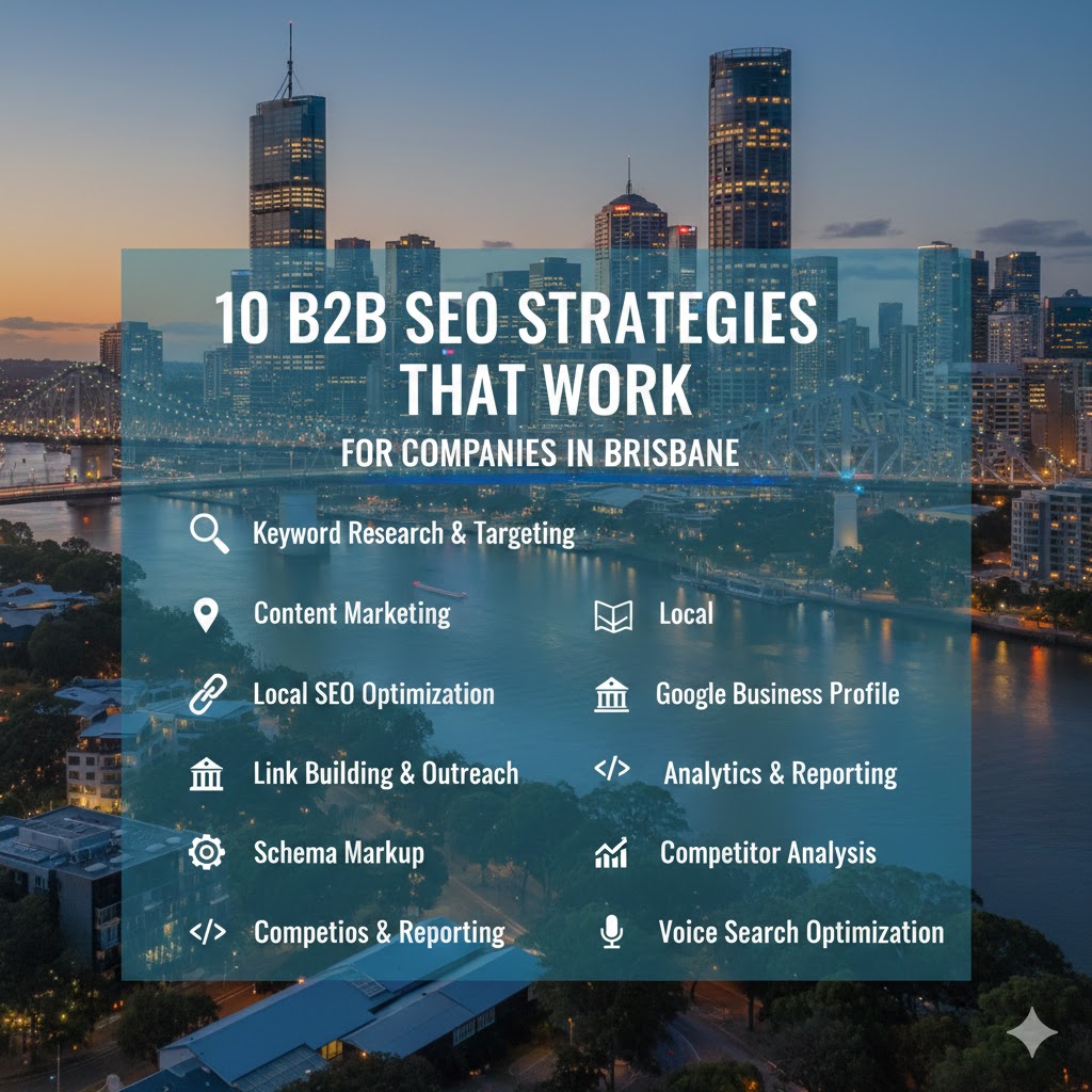 10 B2B SEO Strategies That Work for Companies in Brisbane
