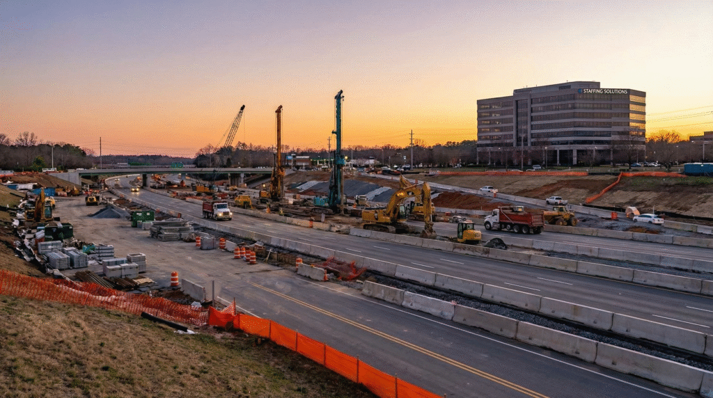 civil construction staffing tracking