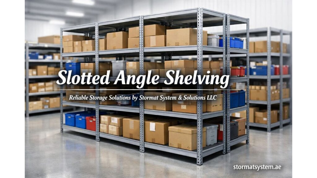 Slotted angle shelving