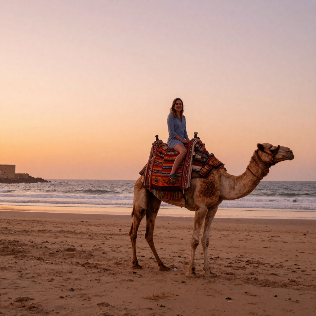 Experience a Sunset Camel Ride in Essaouira الصويرة