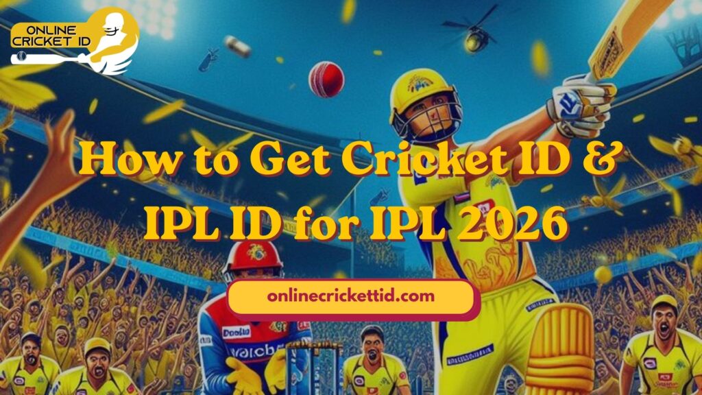 How to Get Cricket ID & IPL ID for IPL 2026 (Step-by-Step Guide)