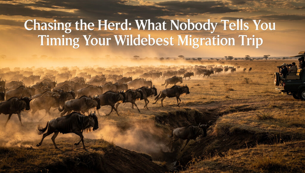 best time to see wildebeest migration