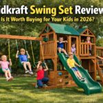 Kidkraft Swing Set from Toys UAE maintained for safe and long-lasting backyard durability