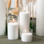scented candles glass