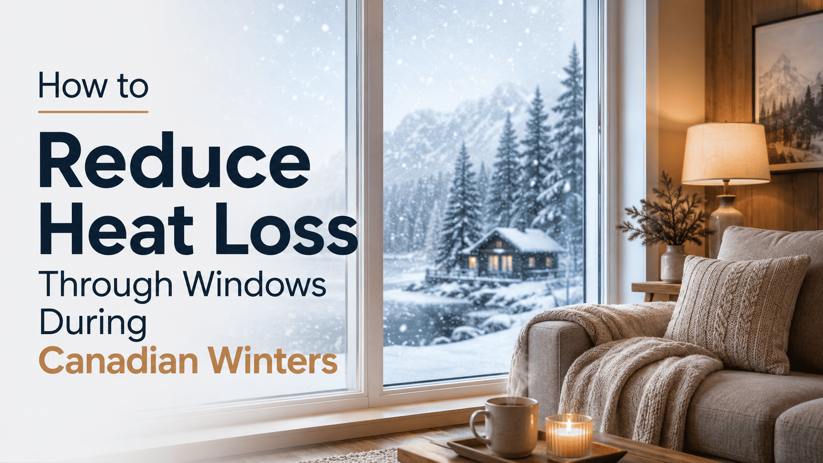 How to Reduce Heat Loss Through Windows During Canadian Winters