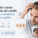 Principales causas de la caída del cabello y cuándo considerar un injerto capilar